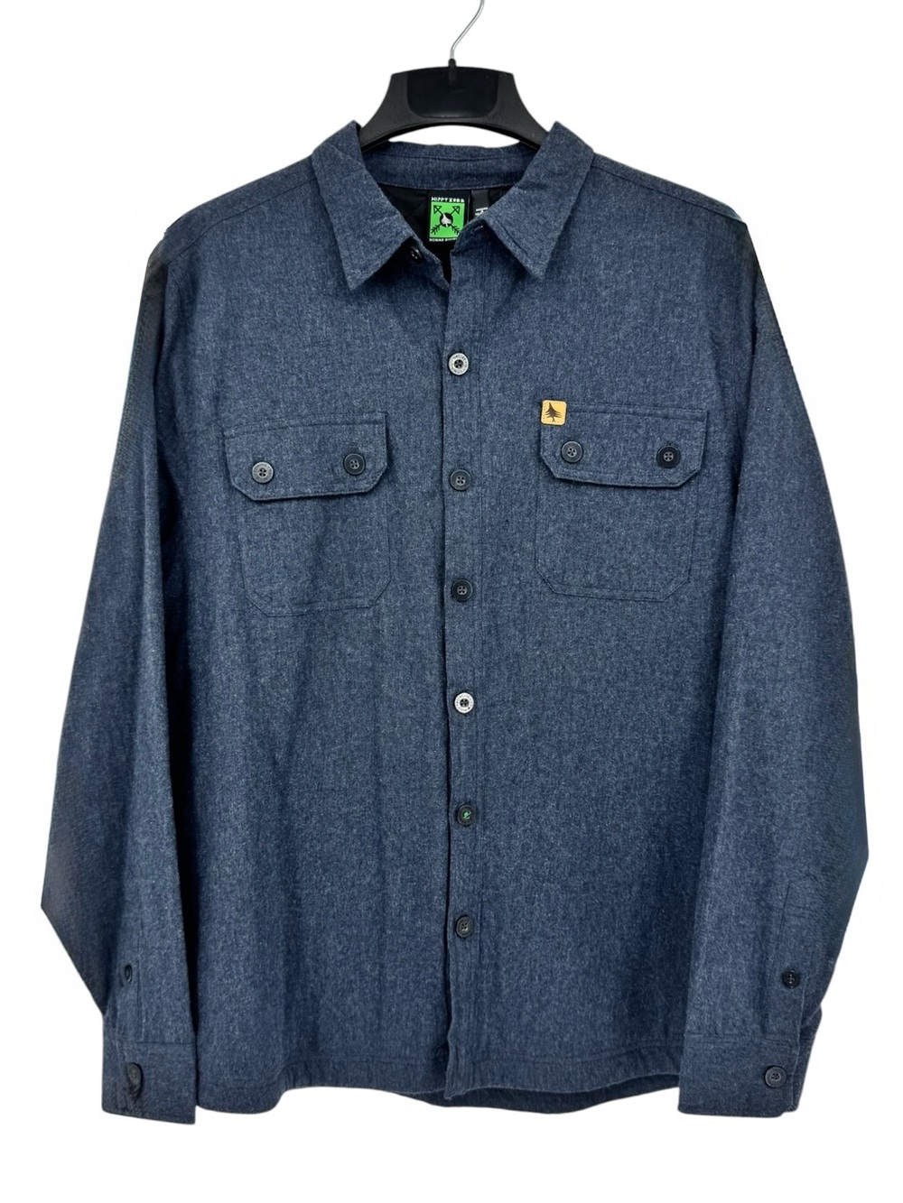 Hippytree Leadbetter Quilted Flannel Shirt 100% Cotton Size Large